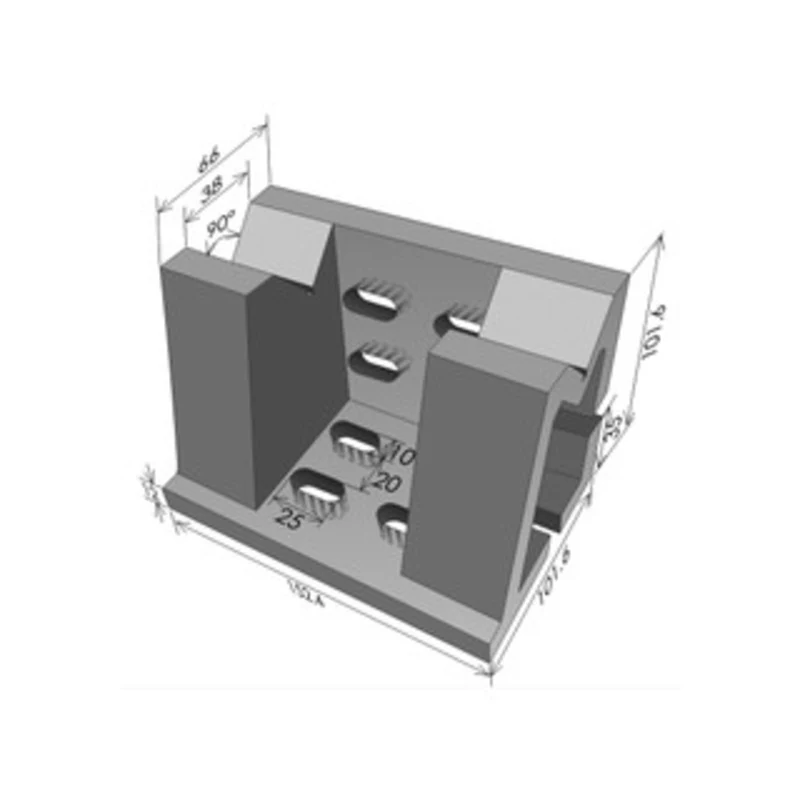 Precise V-Angle Plate, 4 X 4 X 6 - APV-446